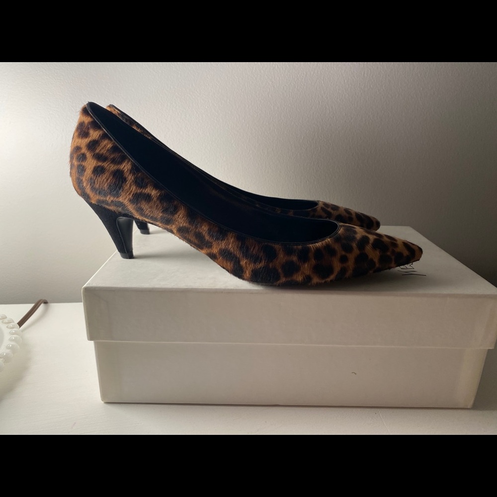 💯 Authentic Saint Laurent Genuine Calf hair 37.5